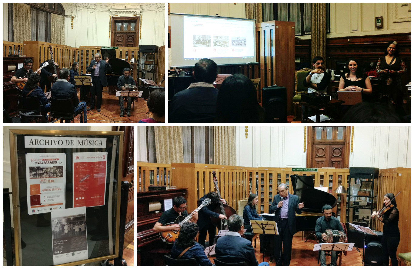 Presentamos Segunda Etapa del Proyecto Memoria Musical de Valparaíso en Santiago